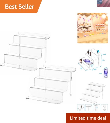 Acrylic riser display shelf - acrylic,